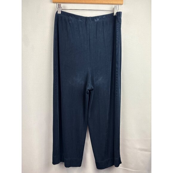 Women’s Chico’s Size 1XL Navy Blue Gaucho’s - Picture 3 of 4